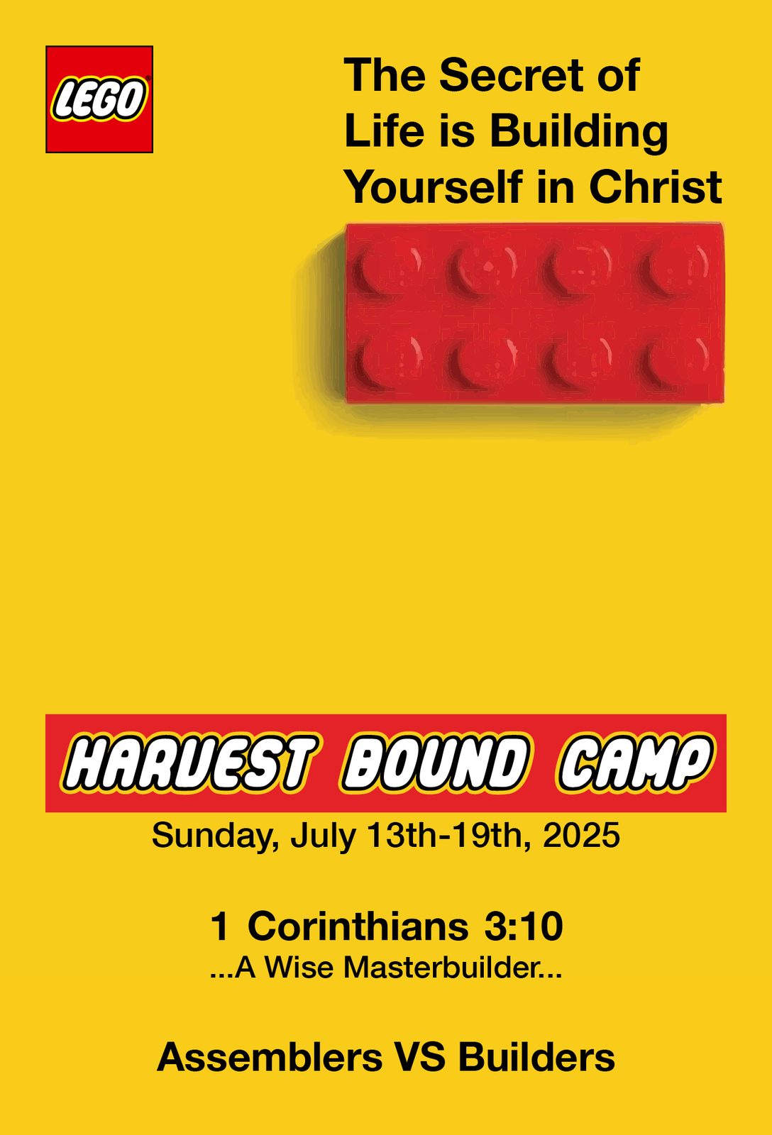 Church camp invitation design, front side — Mailers & Postcards sample by Kindled Studio